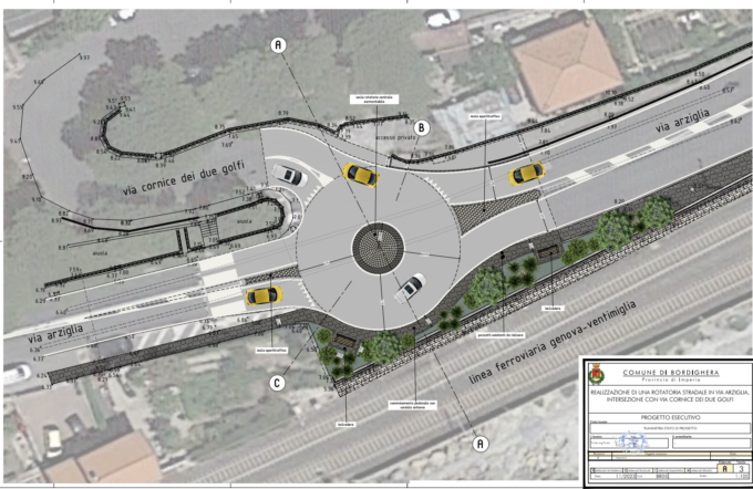Al via alla realizzazione della nuova rotonda in Via Arziglia