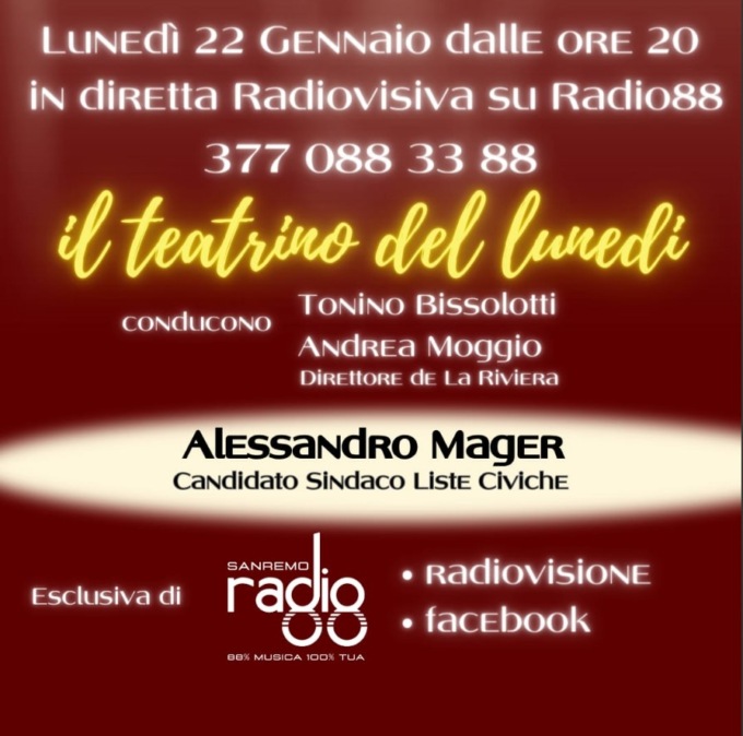 L’avvocato Mager questa sera al Teatrino del Lunedì
