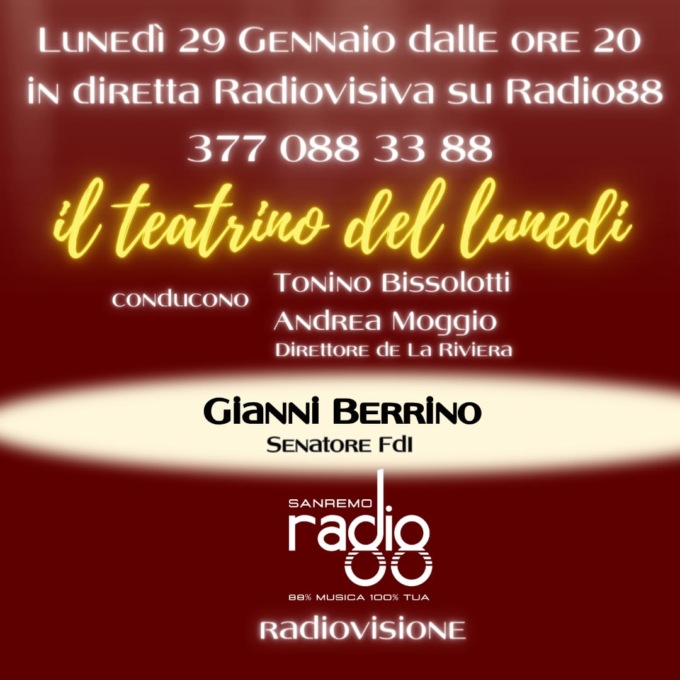 Senatore Berrino al Teatrino del Lunedì