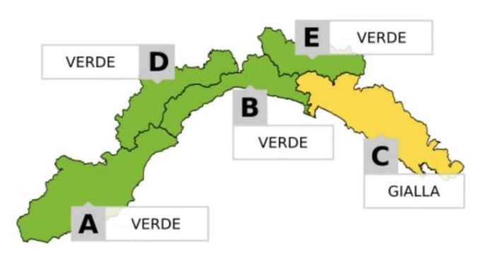 Pioggia e vento sul nostro ponente. Le previsioni di Arpal