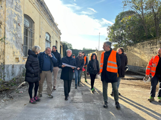 Scajola visita il cantiere dell’ex Sairo