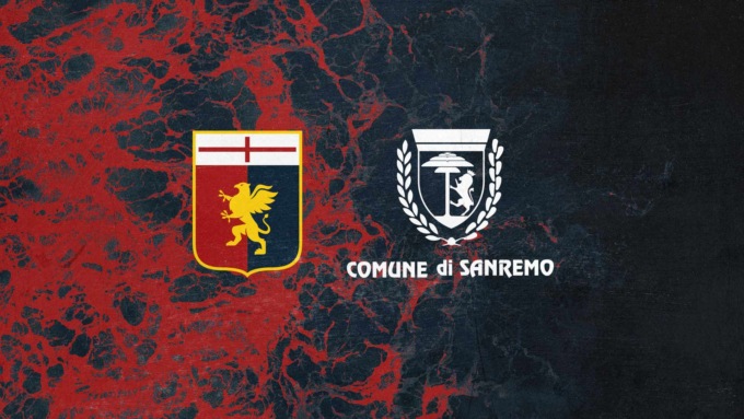 Sanremo in campo con i calciatori del Genoa