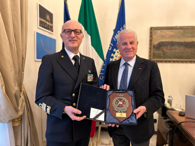 Il sindaco Scajola incontra il comandante generale delle Capitanerie