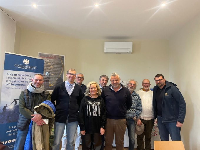 Il candidato sindaco Fellegara incontra gli imprenditori di ConfCommercio