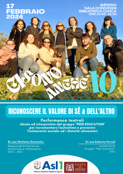 A Imperia un evento di “peer education” targato Asl1 e Zonta Club