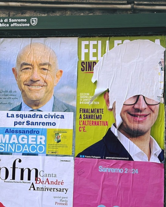Manifesti di Fellegara strappati, la solidarietà di Rolando e Mager