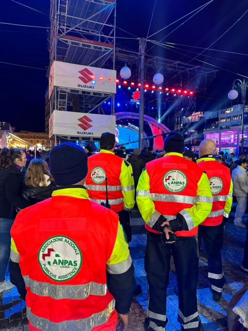 I volontari di Anpas Liguria al Festival di Sanremo