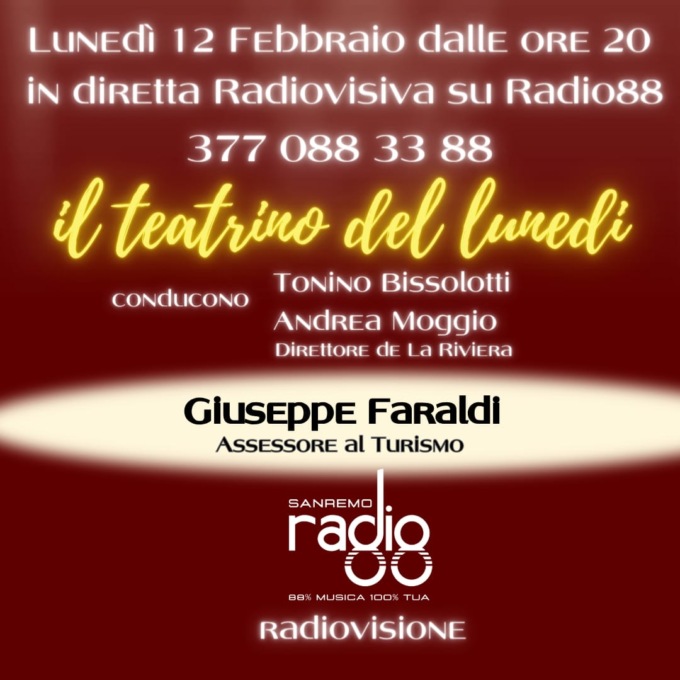 L’assessore Faraldi al Teatrino del Lunedì