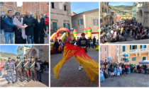 Centinaia di bambini in festa per il carnevale del Ciassa a Ventimiglia Alta