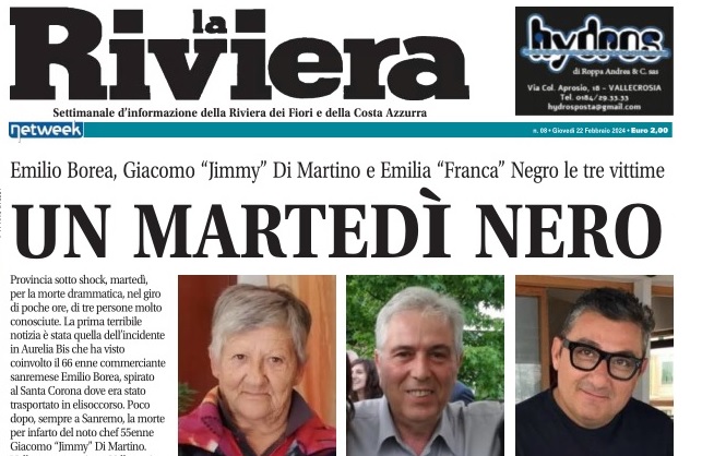 Martedì nero in provincia di Imperia