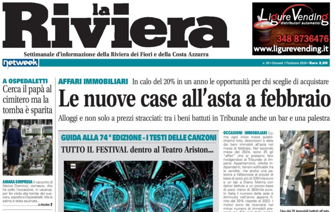 Le nuove case all’asta a febbraio