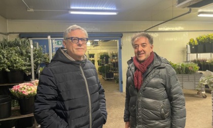 Gianni Rolando in visita al Mercato dei Fiori, “Comparto floricolo risorsa per Sanremo”