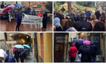 Decine in piazza per salvare gli alberi del giardino curato da Libereso Guglielmi a Sanremo