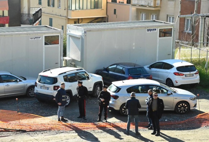 Blitz della Dia sui cantiere della ciclabile  e di Rivieracqua a Imperia