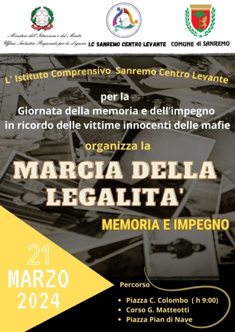 L”I.C. “Centro Levante” alla Marcia della Legalità