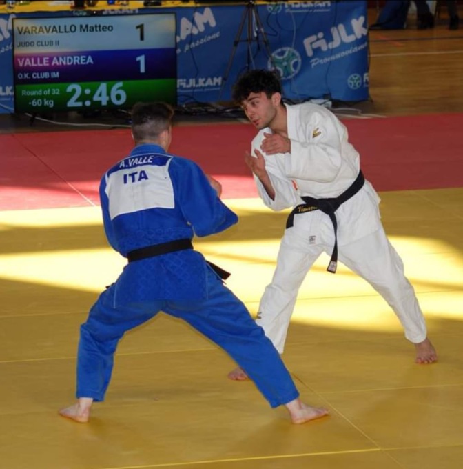 Andrea Valle campionato Italiano Under 21 di judo
