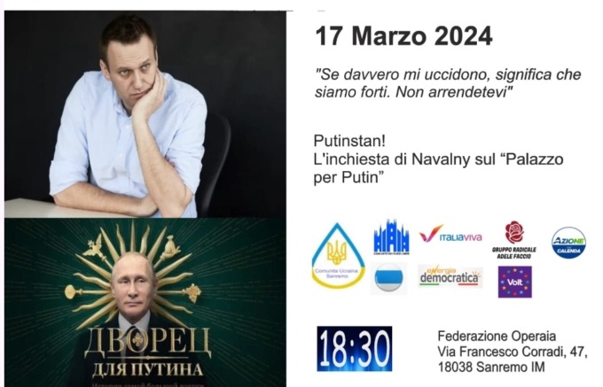 Domani a Sanremo un incontro con ucraini e russi liberi