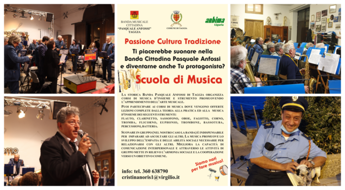 Dai concerti ai corsi di musica, folto calendario della Banda Anfossi di Taggia