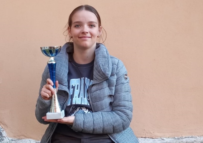 Clara Giretto campionessa provinciale di scacchi under 12