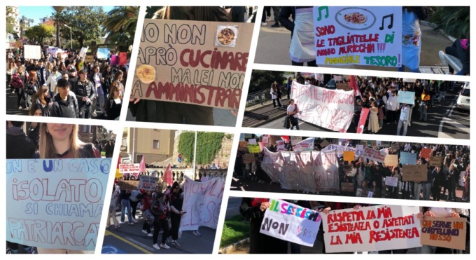 Oltre 500 ragazzi in strada per chiedere le dimissioni del preside Auricchia