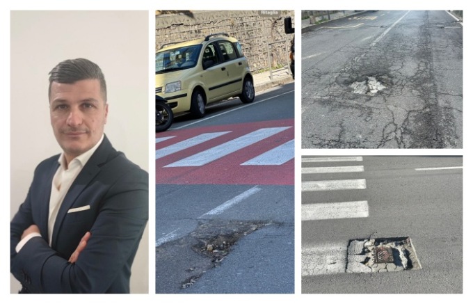 Daniele Ventimiglia: Città e frazioni devastate dalle buche serve piano straordinario di intervento sugli asfalti