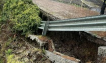 Maltempo: crolla parte della strada ad Andagna in Valle Argentina