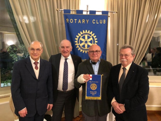 Il prof. Corradini ospite del Rotary Club di Sanremo