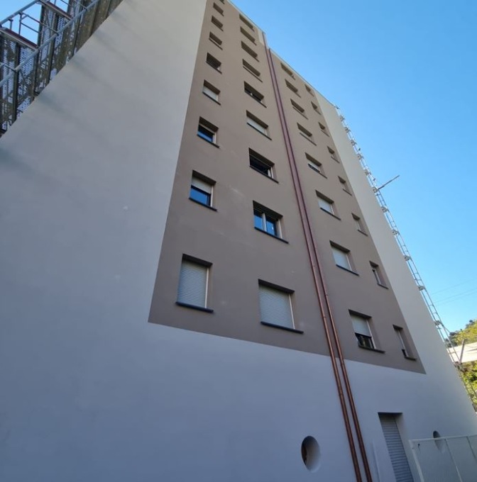 Edilizia popolare: completata la facciata di un edifico a Ventimiglia