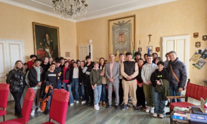 Studenti in visita al Comune di Sanremo