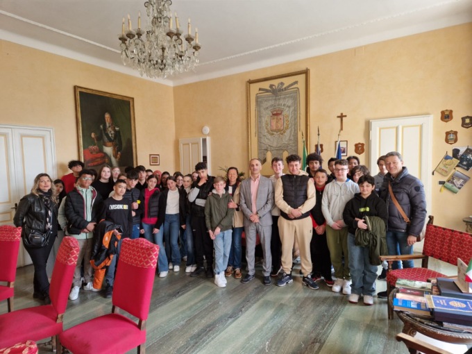Studenti in visita al Comune di Sanremo