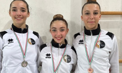 Ginnastica ritmica, podi regionali per le Farfalle del Cerchio d'Oro