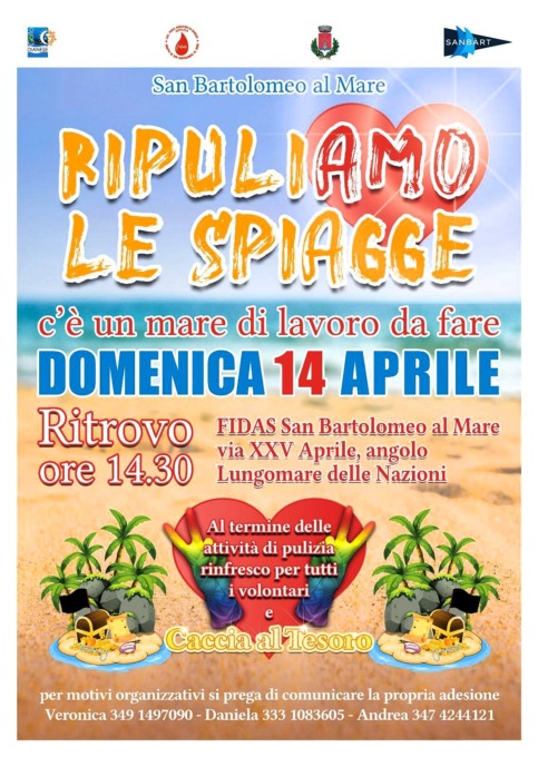 Ripuliamo le spiagge, l’iniziativa domenica mattina