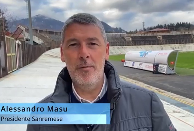 Dopo l’arresto del manager che favoriva la ‘ndrangheta Roberto Fantini, la replica del patron della Sanremese Alessandro Masu