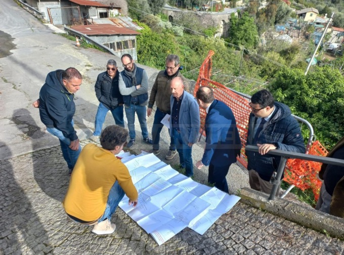 Presentato il progetto di messa in sicurezza e rifacimento di via Due Camini a Ventimiglia