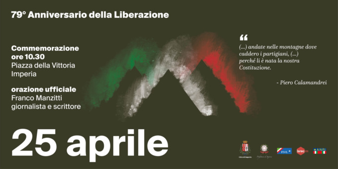 Imperia celebra la giornata del 25 aprile. Il programma