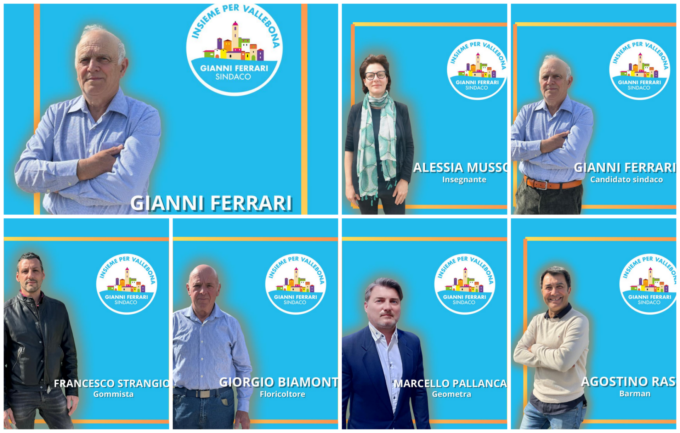 Gianni Ferrari candidato sindaco a Vallebona presenta la squadra