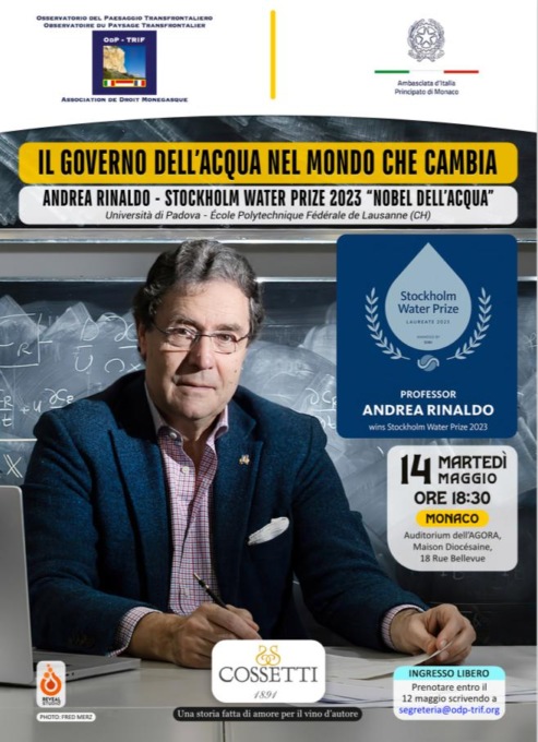“Il governo dell’acqua nel mondo che cambia, domani la conferenza
