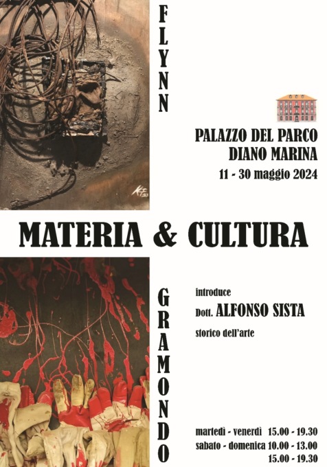 Mostra “Materia & cultura” con Kevin Flynn e Tiziano Gramondo