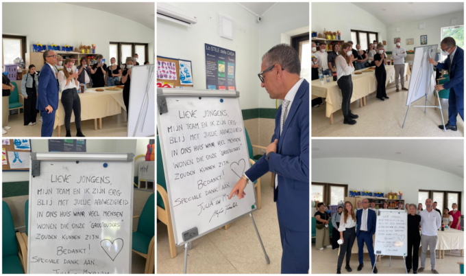 Gli studenti dell’Horizon College in visita alla Residenza Franchiolo di Sanremo