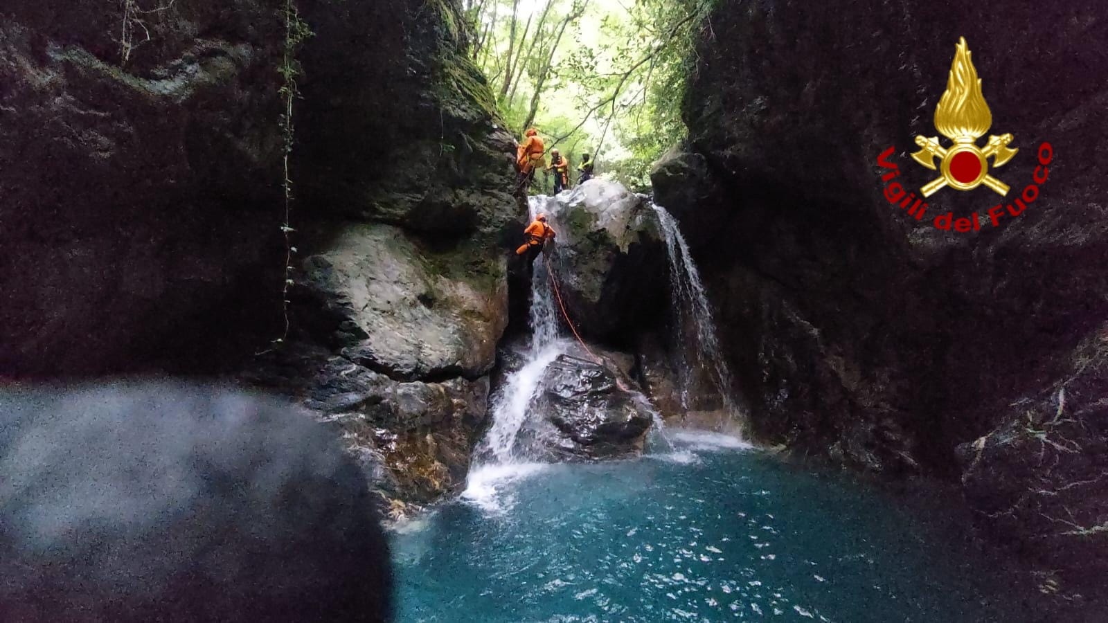 canynoning vigili del fuocorio buggio pigna esercitazione soccorso laghetti_02