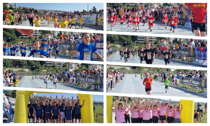 Centinaia di piccoli corridori alla Baby Maratona. Le classifiche e le foto