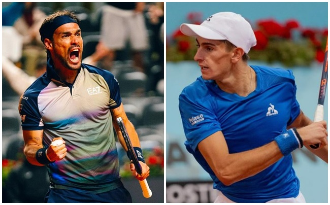La prima volta di Fabio Fognini e il suo “erede” Matteo Arnaldi. Domani a Torino