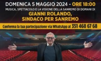 Oggi all'Ariston la convention di Gianni Rolando