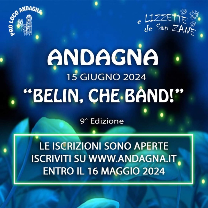 Aperte le iscrizioni per il concorso ‘Belin che Band!’