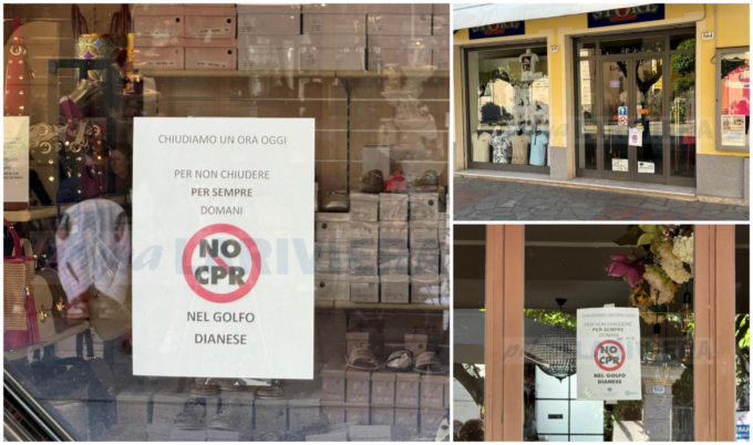 No Cpr: oltre l’80 per cento dei negozi del Golfo Dianese alla serrata di protesta
