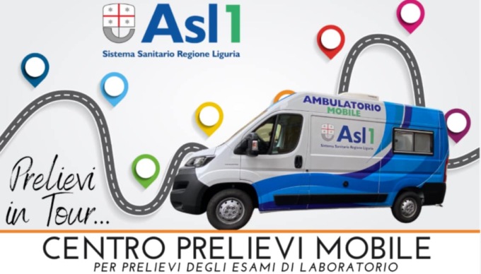 A Camporosso arriva il Centro prelievi mobile di Asl 1