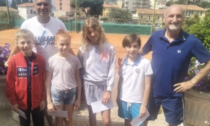 T-Talent al Tennis Club Sanremo premiati quattro bambini