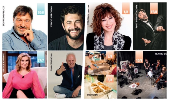 Grandi nomi della televisione e della cultura nel calendario eventi di Ospedaletti