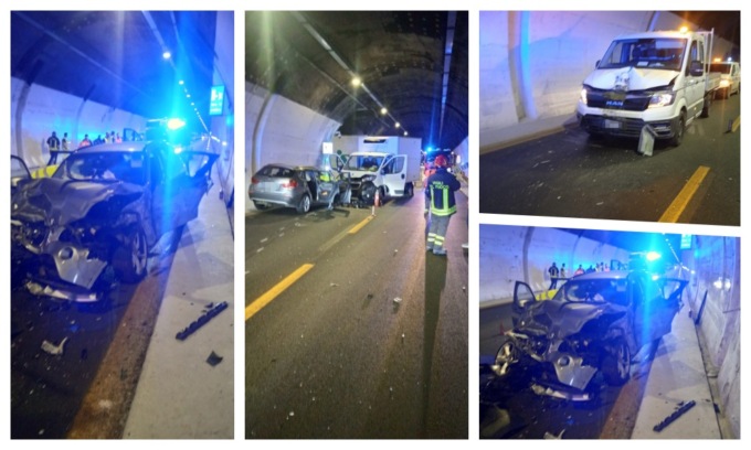 Schianto frontale in autostrada tra Imperia e San Bartolomeo
