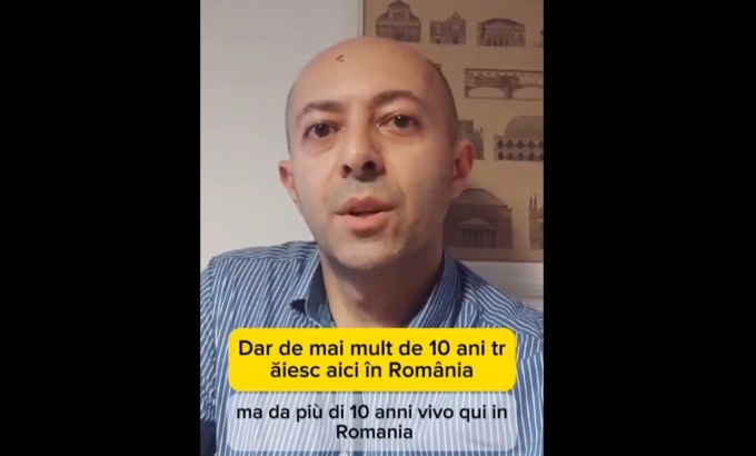 Caccia al voto rumeno – Il video appello del figlio di  Rolando